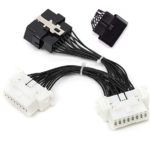 Mapout OBD 1 male to 2 female /3female OBD cable for Toyota; Nissan (0.15cm)