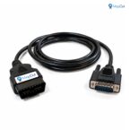 SMPL027 Tata Motors V Connect Plus / Garuda-ll OBD-II 16 Pin Male to DB-15 Male Diagnostic Moulded Cable for Passenger Cars and Small Commercial Vehicles