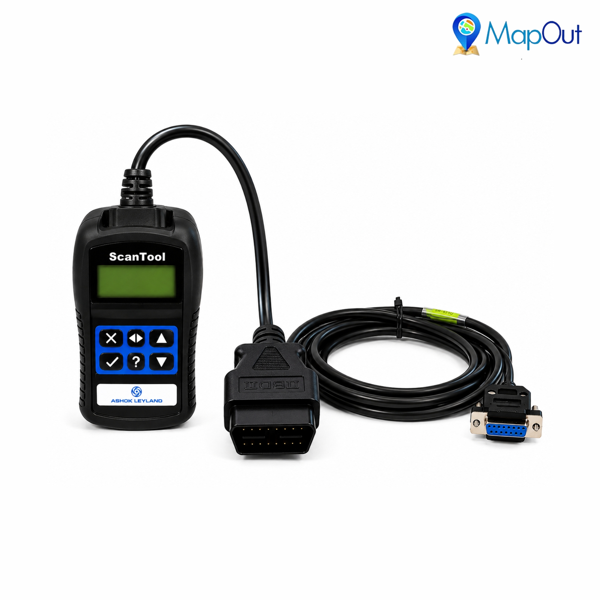 SMPL001 Ashok leyland OBD-ll 16 Pin Male to DB-15 Female BS4 Scantool Diagnostic Cable for Trucks & Buses - Image 5