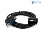 SMPL003 Ashok Leyland OBD-ll 16 Pin Male to DB-25 Female BS4 (VDO) Flashtool Diagnostic Cable for Trucks & Buses