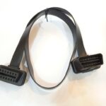 OBD-II Male to OBD-II Female Flat Cable (60 Cm).car scanner,obd2 extension cable
