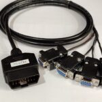 DB9 female pin,kia obd Kia-2 obd diagnostic connector cable