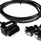 SMPL030 Tata Motors (3 Splitter) OBD-ll Male to DB-9 Female, DB-9 Female, DB-15 Male Diagnostic Cable