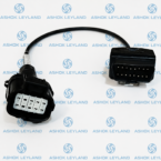 SMPL005 Ashok Leyland OBD-ll Male to ECO 10 Pin Female BS-6 Diagnostic Cable
