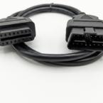 SMPL215 OBD-ll 16 Pin Male to Female Round Extension Moulded Cable