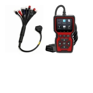 SMPL137 V519 OBD-ll Diagnostic Scanner with Multi Coupler 11 in 1 OBD-ll Base for BS6 / BS7 Scanning Cable for all Two Wheelar Bikes & Scooties