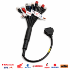 SMPL101 OBD-ll Bs6-Bs7 11 in One diagnosis Universal Cable for Two Wheeler Bike