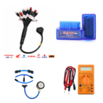 SMPL126 Blue ELM327, OBD-ll 11 in 1 BS6/BS7 Bike Scanning Cable, DMM, FPG
