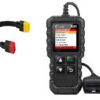OBD 2 Splitter Adapter Extension Cable with Launch Scanner CReader 3001 Male to Female Cable