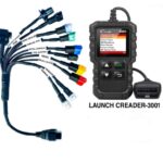 Launch 3001 OBD Scanner For Bike BS6 Universal All Bike Cable Heavy Duty Molded Wire Unbreakable Wire With Launch OBD2 Scanner
