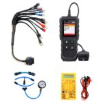 Mapout24 Premium 11- Coplar Bike Scanning Cable for BS6-BS7 Includes Launch Creader Scanner Fastest Connectivity with DMM,The Fuel Pressure Gauge SMPL209