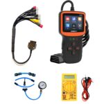 Mapout24 Premium 7- Coplar Bike Scanning Cable for BS6-BS7 Royal Enfield JAWA – Includes V317 OBD-II DMM and The Fuel Pressure Gauge SMPL200