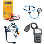 Mapout24 V311 OBD-II BS6 BS7 Bike Scanner Fastest Connectivity with Scanning Cable Fast Connectivity Best Display Quality with Digital Multimeter and The Fuel Pressure Gauge SMPL127