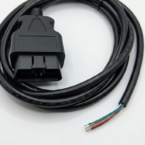 SMPL206 OBD-ll Ultra Male Connector with 8 Core Open End Moulded Wire