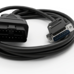 SMPL032 Tata Motors (Samtec Tool) OBD-ll Male to DB-15 Male Diagnostic Moulded Cable