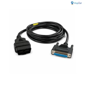 SMPL004 Ashok Leyland OBD-ll 16 Pin Male to DB-25 Female BS4 (VDO) Flashtool Diagnostic Both Side Moulded Cable for Trucks & Buses