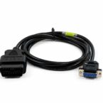 SMPL002 Ashok Leyland OBD-ll 16 Pin Male to DB-15 Female BS4 Scantool Diagnostic Moulded Cable for Trucks & Buses