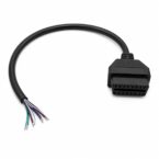 SMPL211 OBD-ll 16 Pin Female Moulded Connector with 8 Core Open End Wire