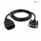 SMPL034 Force Motors Garuda-ll OBD-II 16 Pin Male to DB-15 Male Diagnostic Both Side Moulded Cable