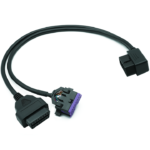 Mapout24 Replacement for Volkswagen Audi OBD II Cable, OBD2 Extension Y OBD Splitter Cable for Volkswagen Audi VW Car Diagnostic SMPL039