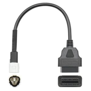 SMPL112 OBD-ll 16 Pin Female to 3 Pin Male Yamaha Bike Scanning Cable for OBD-ll Scanner V519, V311, V317