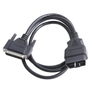 SMPL042 Mahindra Mida Link OBD-II 16 Pin Male to DB-25 Male Diagnostic Both Side Moulded Cable for Passenger and Commercial Vehicles