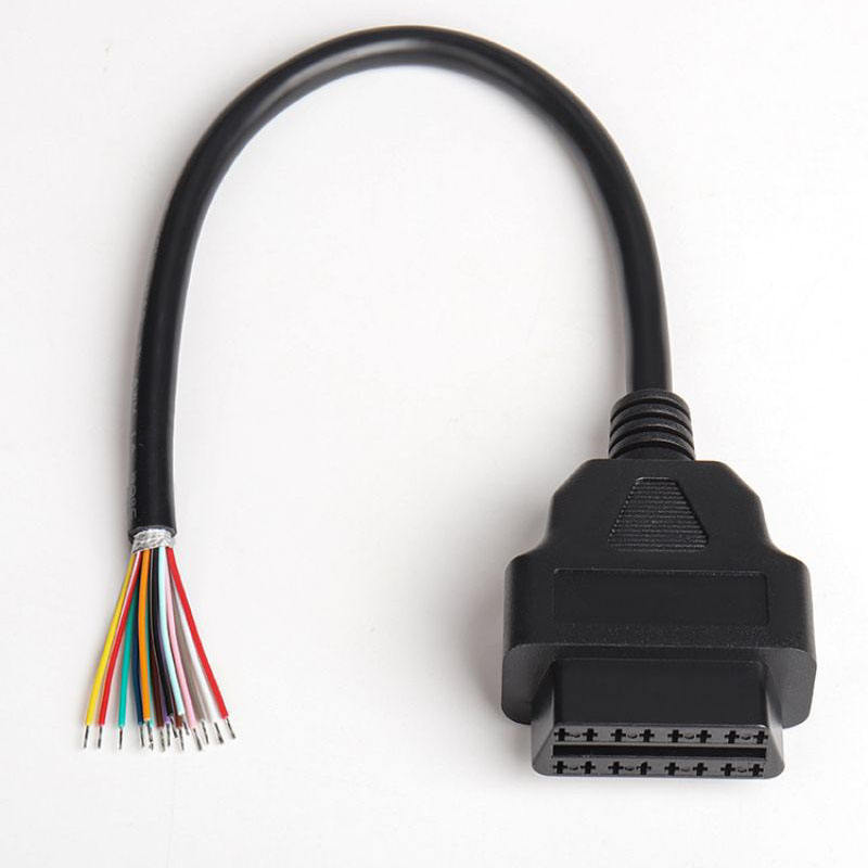 OBD 216 Pin Female Moulded Connector with 16 Core Open End Wire