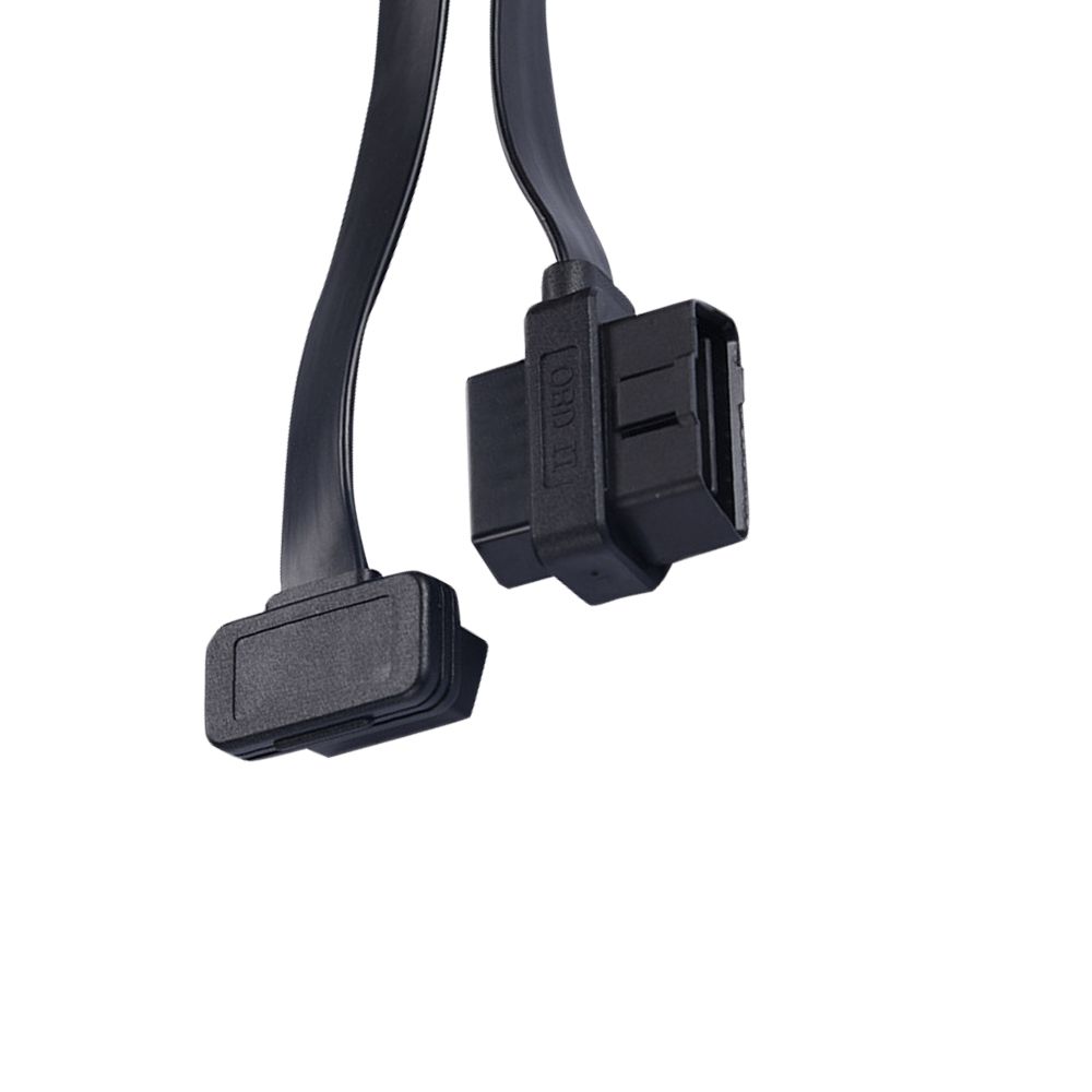 OBD-ll 16 Pin Female to T Splitter Male-Female Flat