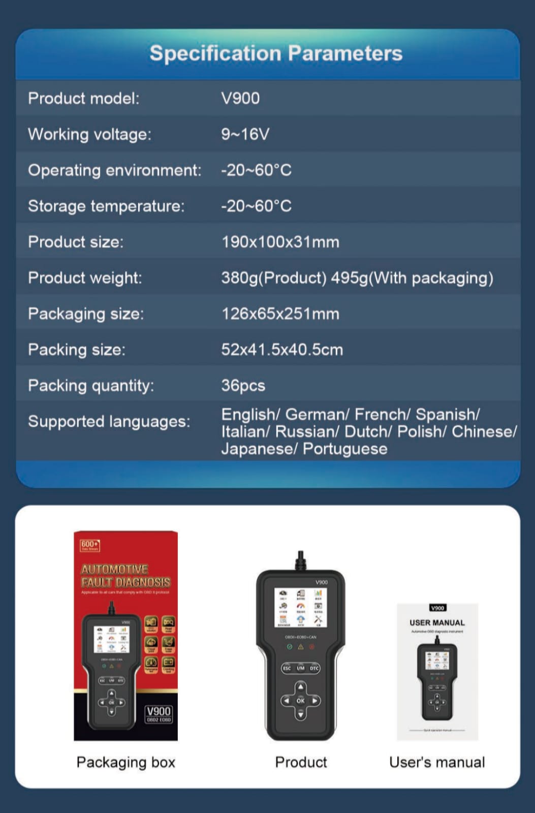 OBD2 SCANNER - 1