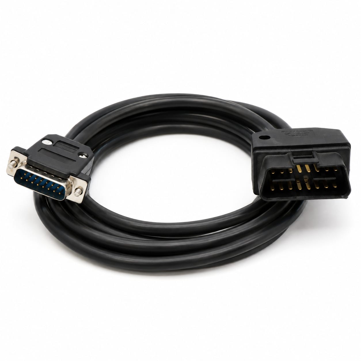 SMPL012 Force Motors Garuda-ll OBD-II 16 Pin Male to DB-15 Male Diagnostic Cable