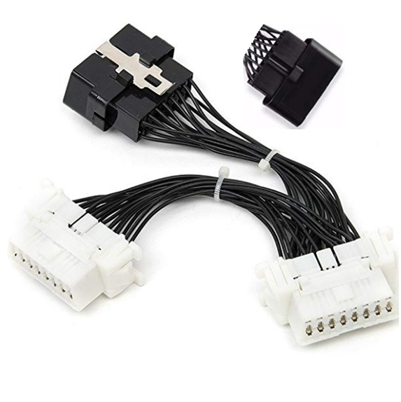 Mapout OBD 1 male to 2 female /3female OBD cable for Toyota; Nissan (0.15cm)